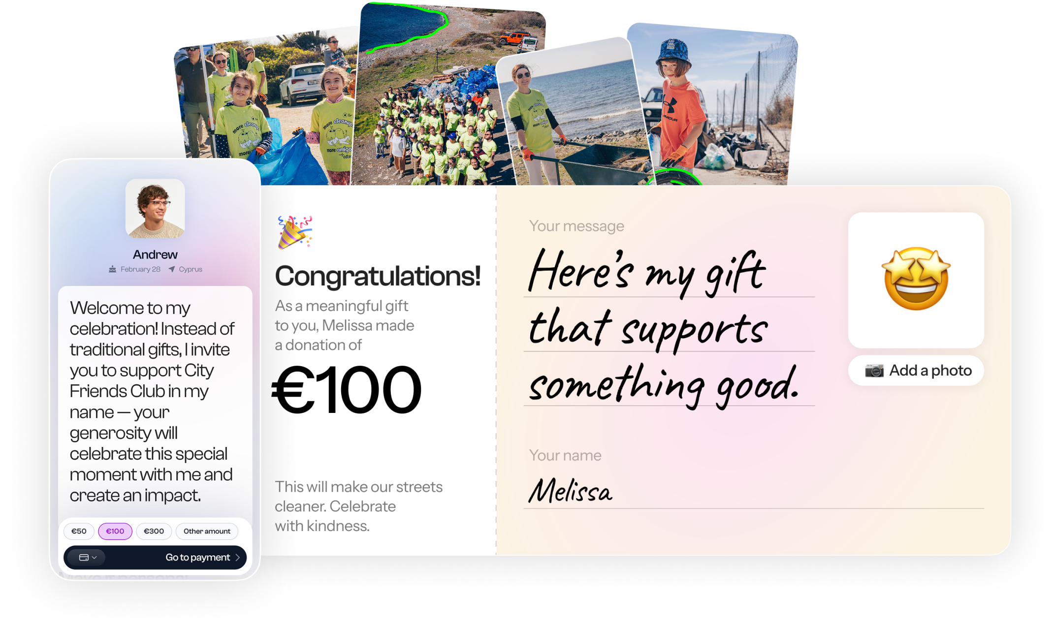 Celebrate with purpose and make <span class="text-accent">your island</span> better